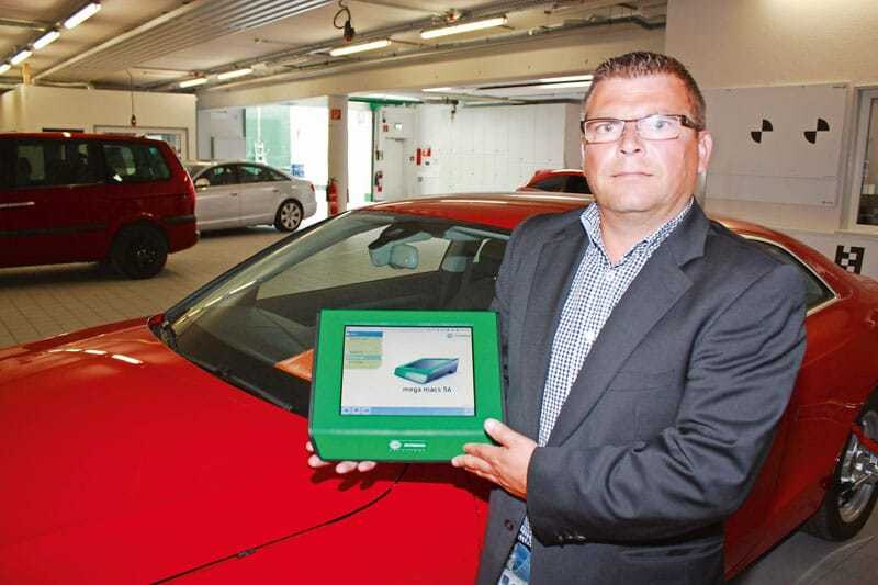 © KFZ Wirtschaft Ralf Gutekunst, Diagnose-Produktmanager mit dem mega macs 56