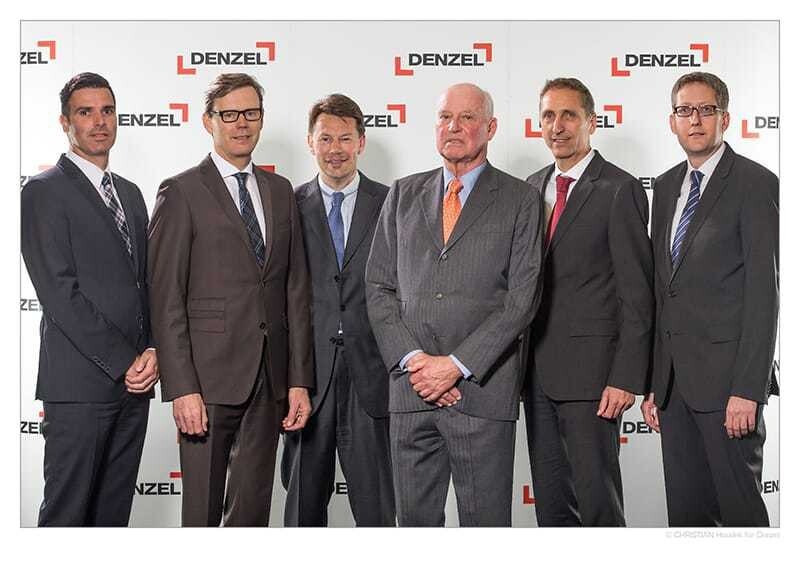 © Denzel Der Vorstand der Denzel-Gruppe: Roland Mössler, Hansjörg Mayr, Gregor Strassl, Peter Denzel, Heinz Gruber, Bernhard Stark (v.l.)