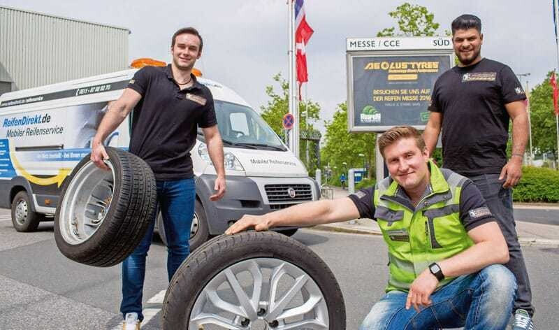 © Delticom Das Delticom B2B-Service sieht noch großes Potenzial im mobilen Reifenservice. Partner werden gesucht und unterstützt.