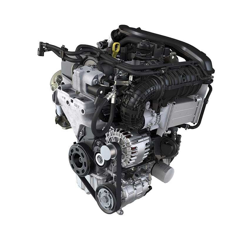© Volkswagen der neue VW- Erdgasmotor 1.5 TGI evo.