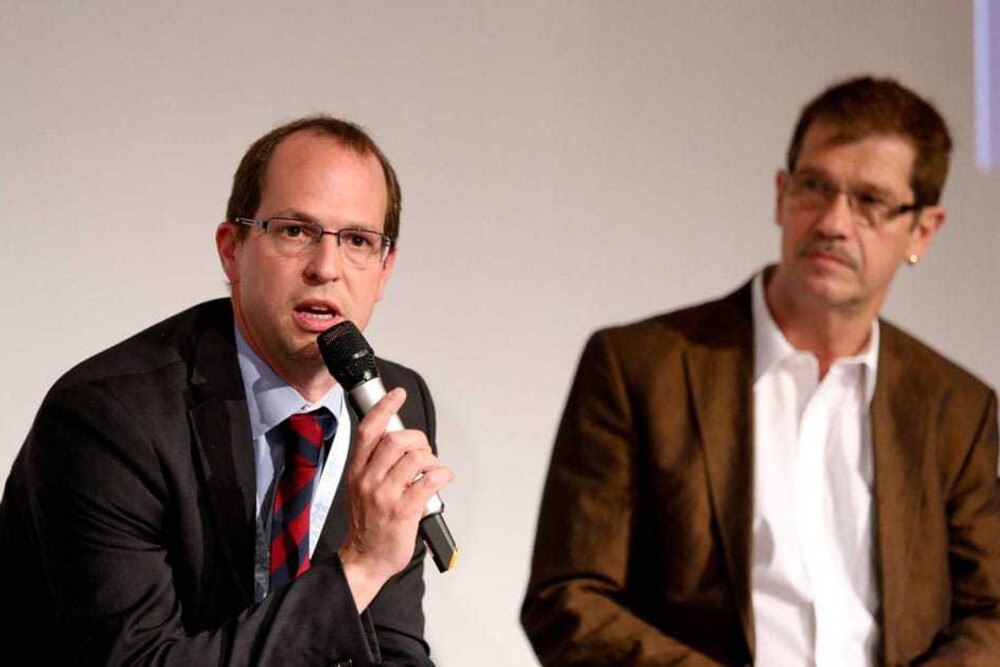 © VÖDU
VÖDU-Obmann Thomas Stangl (r.) und Peter Baum, Zentralverband Deutscher Baugewerbe