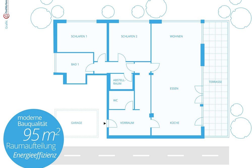 Grundriss der idealen Neubau-Wohnung
© FindMyHome.at Grundriss der idealen Neubau-Wohnung