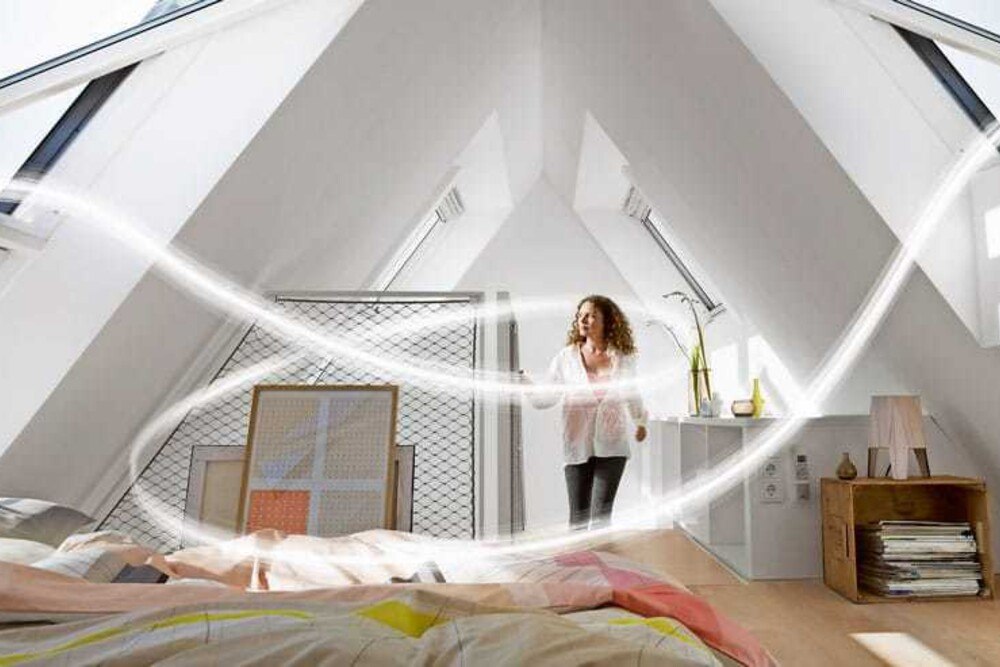 © Velux Ventilative Cooling: gezielte Nachtkühlung zur Sicherung der Sommertauglichkeit. Ventilative Cooling: gezielte Nachtkühlung zur Sicherung der Sommertauglichkeit.