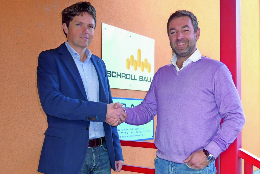 © ABAU
Auf gute Zusammenarbeit: Wilhelm Ohrfandl (l.) und Manfred Schroll. Auf gute Zusammenarbeit: Wilhelm Ohrfandl (l.) und Manfred Schroll.