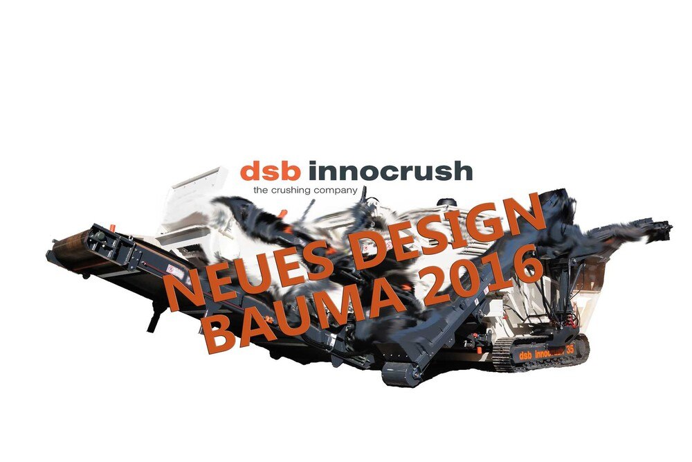© DSB Innocrush Das Design der neuen DSB Innocrush-Maschine soll die Technik nicht verstecken, sondern sinnvoll ergänzen und klare Funktionseinheiten gestalterisch zusammenfassen. Das Design der neuen DSB Innocrush-Maschine soll die Technik nicht verstecken, sondern sinnvoll ergänzen und klare Funktionseinheiten gestalterisch zusammenfassen.