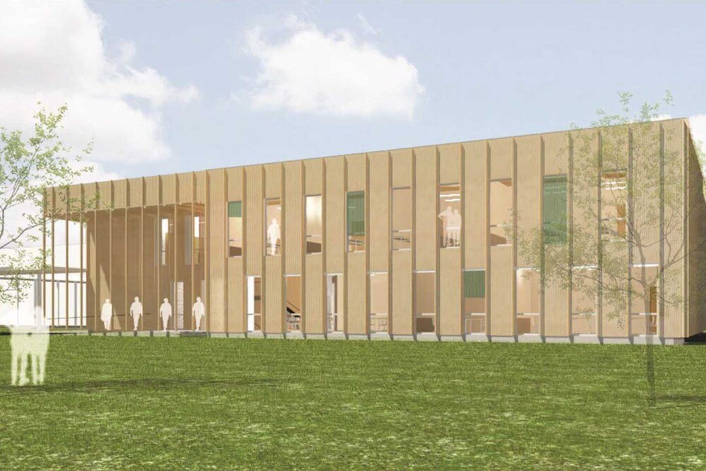 © Visualisierung © ARGE DELTA / SWAP Das neue Bürogebäude in Holzleichtbauweise für den Campus der Agrarbiotechnologie der Boku in Tulln. Das neue Bürogebäude in Holzleichtbauweise für den Campus der Agrarbiotechnologie der Boku in Tulln.