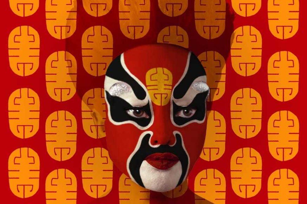 © Orlan Orlan, Pekin Opera Facial Design Nr1 (2014) Orlan, Pekin Opera Facial Design Nr1 (2014)