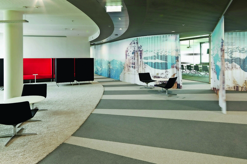 © Paul Ott
Textile Bodenbeläge von Object Carpet in der neuen ÖBB-Zentrale. Textile Bodenbeläge von Object Carpet in der neuen ÖBB-Zentrale.