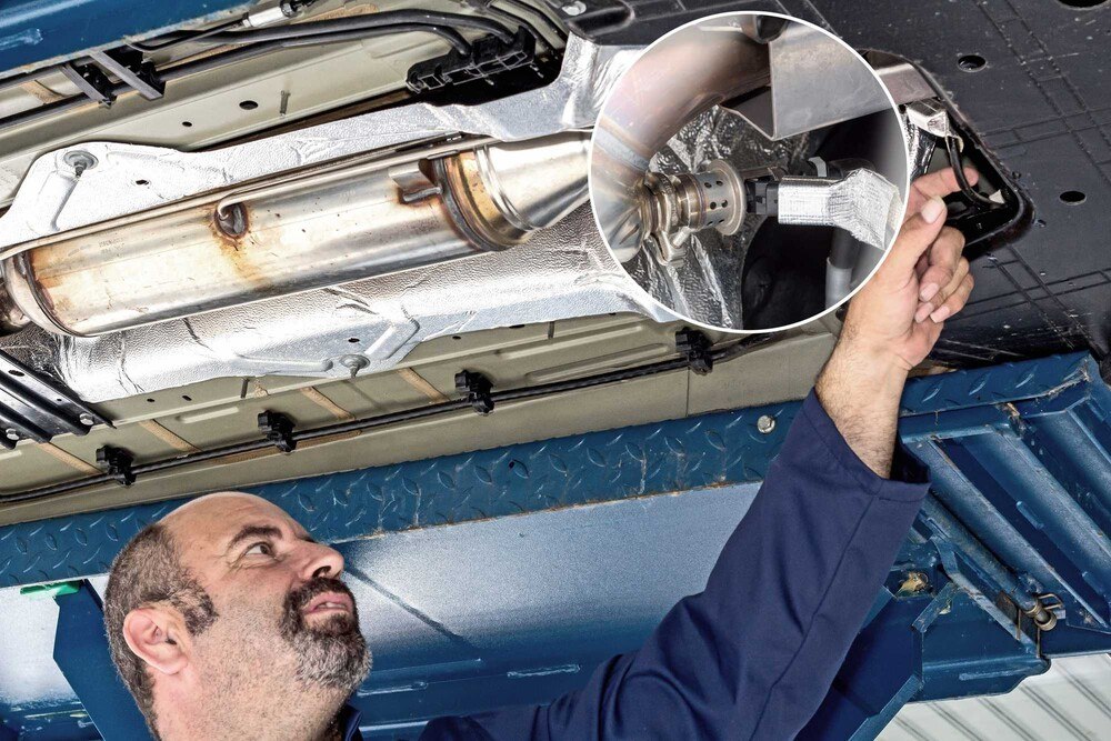 © KFZ Wirtschaft
Das AdBlue-Einspritzventil gleich hinter dem Oxi-Kat und eine beheizte Leitung verraten das zusätzliche DeNOx-System des Peugeot 308 Blue HDi. Das AdBlue-Einspritzventil gleich hinter dem Oxi-Kat und eine beheizte Leitung verraten das zusätzliche DeNOx-System des Peugeot 308 Blue HDi.