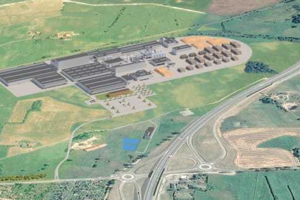 Bis Ende 2018 errichtet Egger in Biskupiec, Polen, ein hochmodernes Spanplattenwerk mit 650.000 m³ Kapazität.
© Egger Holzwerkstoffe Bis Ende 2018 errichtet Egger in Biskupiec, Polen, ein hochmodernes Spanplattenwerk mit 650.000 m³ Kapazität.