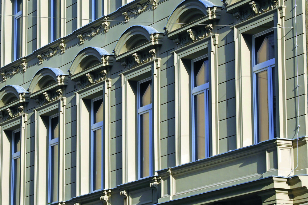 © Austrotherm Die Fassadenprofile von Austrotherm können nach Originalmaß zugeschnitten werden.