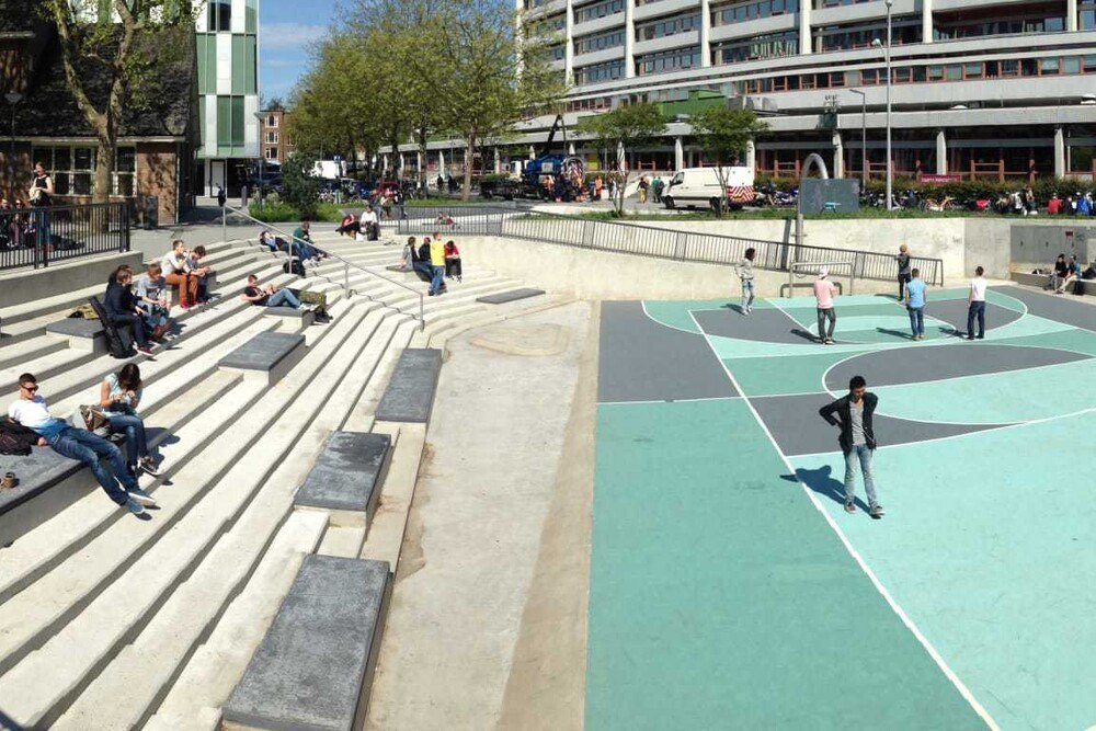 © De Urbanisten Water Square Benthemplein, Rotterdam