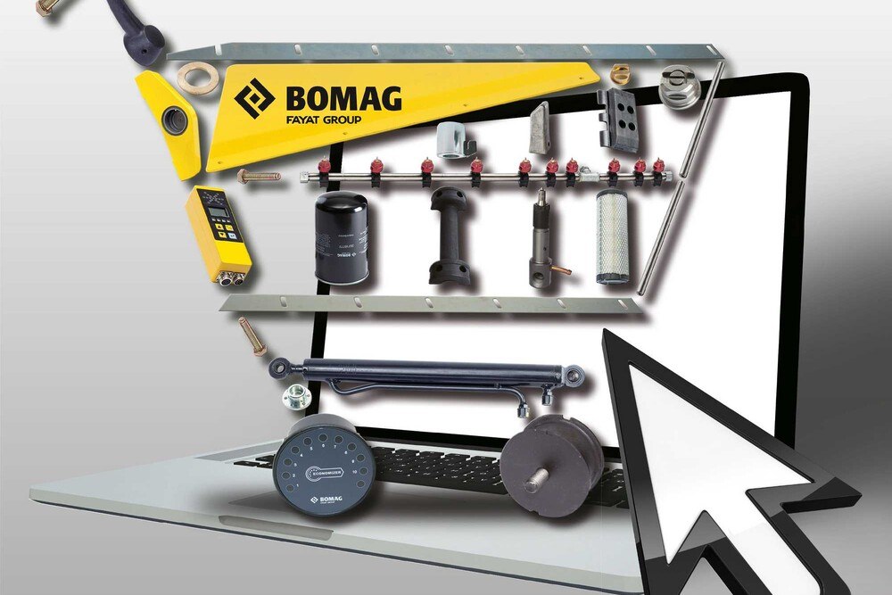 © Bomag
Der neue Onlineshop bietet Ersatzteile direkt von Bomag. Der neue Onlineshop bietet Ersatzteile direkt von Bomag.
