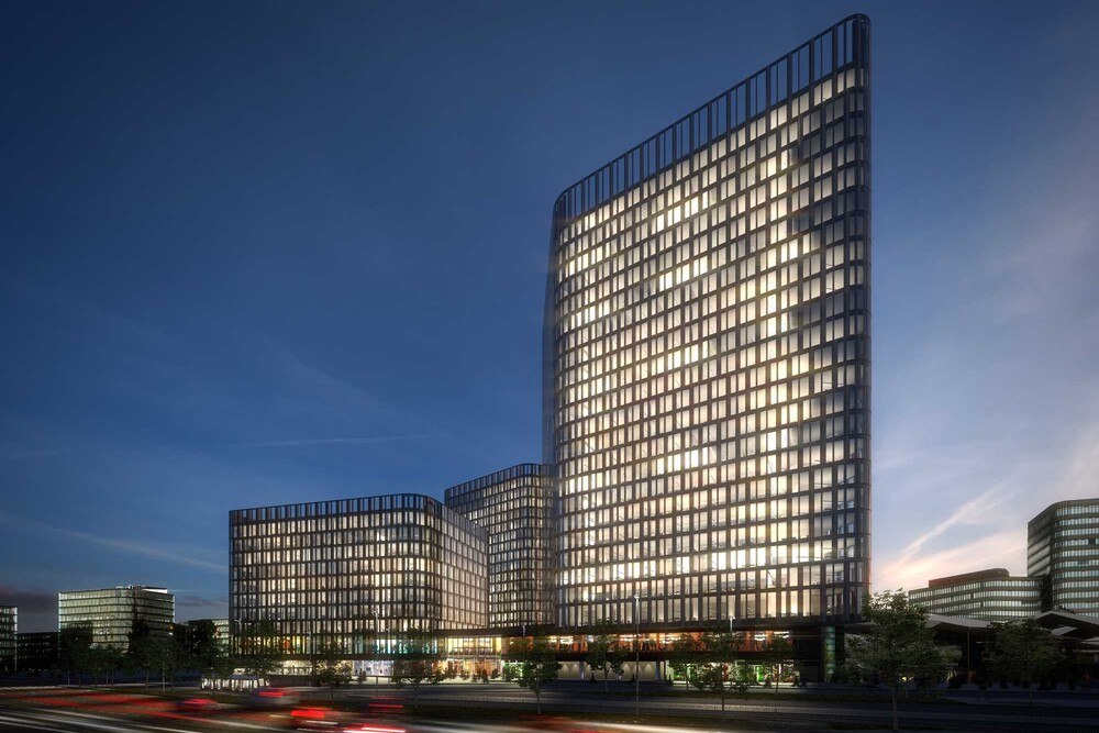 Ein Mega-Deal: Im vergangenen Juli kaufte die deutsche Allianz Real Estate um rund 500 Millionen Euro von Signa „The Icon“ am Wiener Hauptbahnhof.
© Signa Ein Mega-Deal: Im vergangenen Juli kaufte die deutsche Allianz Real Estate um rund 500 Millionen Euro von Signa „The Icon“ am Wiener Hauptbahnhof.
