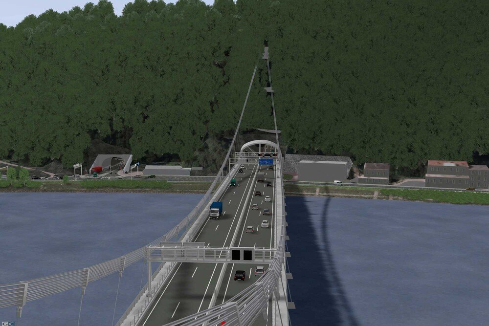 © ASFINAG
Die neue Donaubrücke wird die Situation von tausenden Pendlern aus dem westlichen Mühlviertel nach Linz verbessern. Die neue Donaubrücke wird die Situation von tausenden Pendlern aus dem westlichen Mühlviertel nach Linz verbessern.