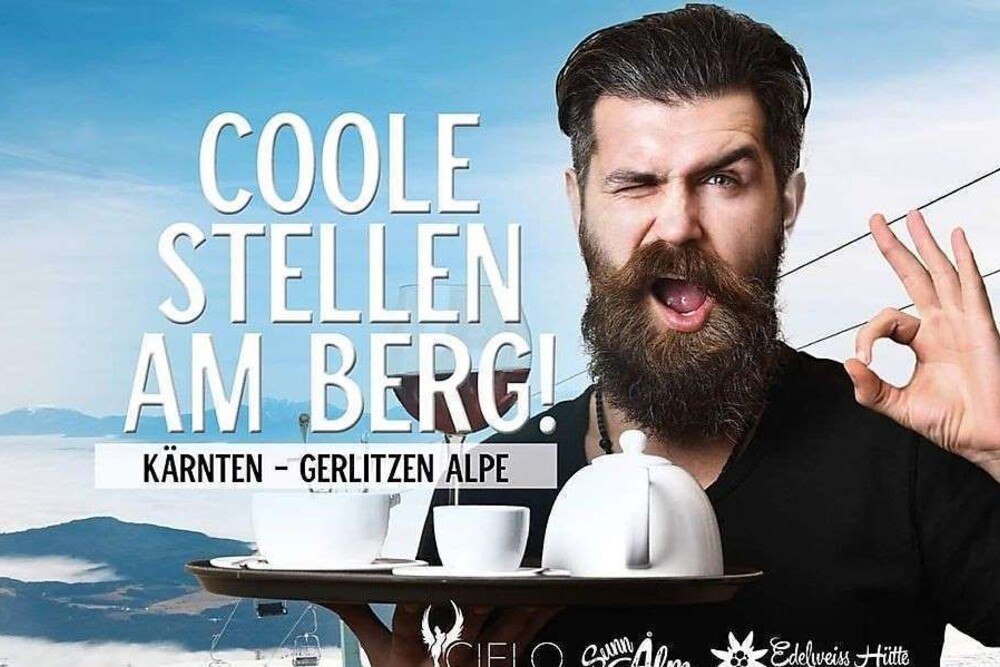 © KK
Der Hipster im Service: So sieht die Kampagne von Kapeller-Hopfgartner aus. Der Hipster im Service: So sieht die Kampagne von Kapeller-Hopfgartner aus.