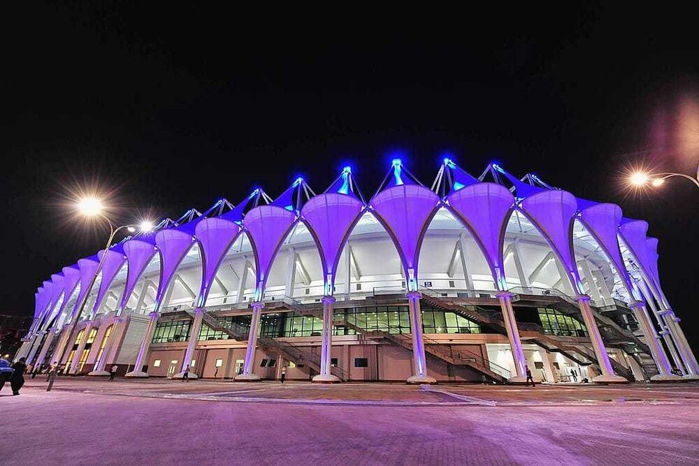 © Oberhofer Stahlbau
Fußballstadion in Tashkent. Fußballstadion in Tashkent.
