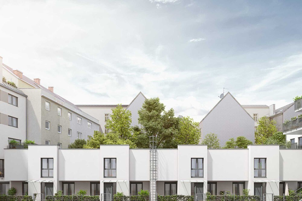 © Project Immobilien Wien
Das Projekt inkludiert vier exklusive Drei-Zimmer-Townhäuser. Das Projekt inkludiert vier exklusive Drei-Zimmer-Townhäuser.