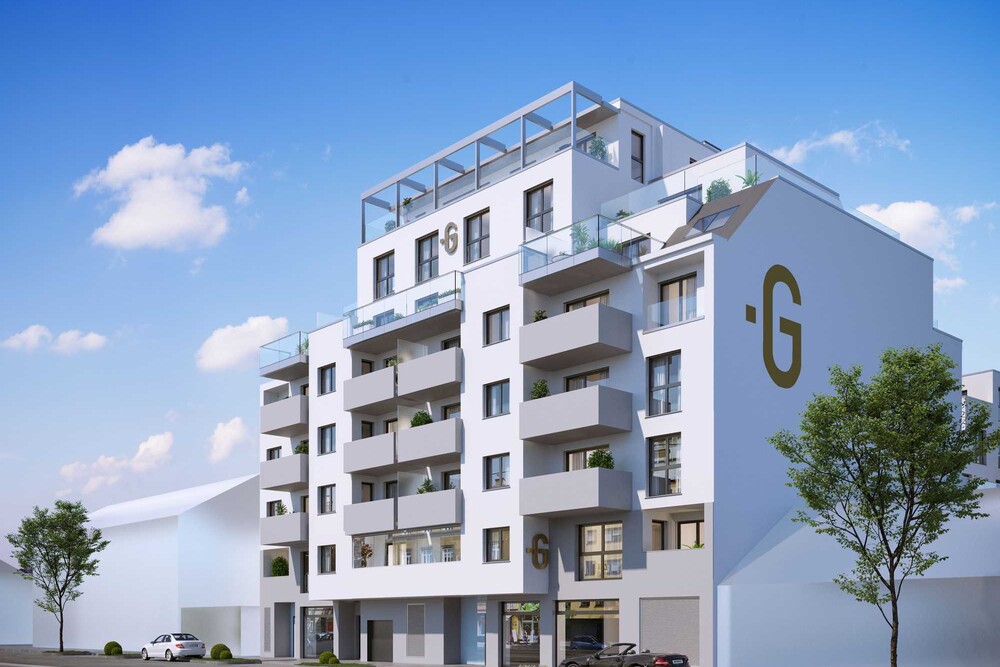 © Glorit
In der Donaufelderstraße 197-199 entstehen derzeit 67 neue Wohnungen. In der Donaufelderstraße 197-199 entstehen derzeit 67 neue Wohnungen.
