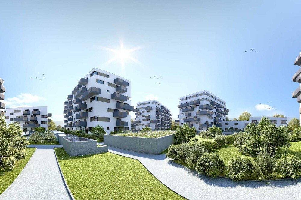 © Bildraum/Haring Group
Wohnpark Stadlau: Mit 408 provisionsfreien Eigentums- und Vorsorgewohnungen ist es das bisher größte Einzelprojekt der Haring Group. Wohnpark Stadlau: Mit 408 provisionsfreien Eigentums- und Vorsorgewohnungen ist es das bisher größte Einzelprojekt der Haring Group.