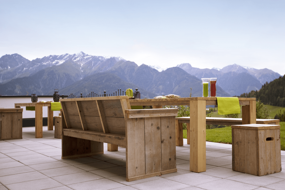 © Natürlich. Hotel mit Charakter
Terrasse mit Ausblick im Natürlich - Hotel mit Charakter. Terrasse mit Ausblick im Natürlich - Hotel mit Charakter.