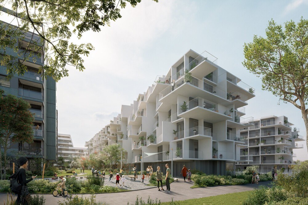 © Buwog/Infinityeleven
Im 14. Bezirk entstehen mit dem BUWOG-Projekt „Kennedy Garden“, aufgeteilt auf mehrere Bauteile, rund 500 neue Wohneinheiten. Im 14. Bezirk entstehen mit dem BUWOG-Projekt „Kennedy Garden“, aufgeteilt auf mehrere Bauteile, rund 500 neue Wohneinheiten.
