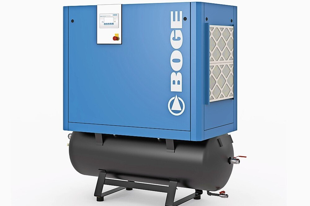 © Boge Kompressoren
C-2 als Komplettlösung mit Druckluftbehälter. C-2 als Komplettlösung mit Druckluftbehälter.