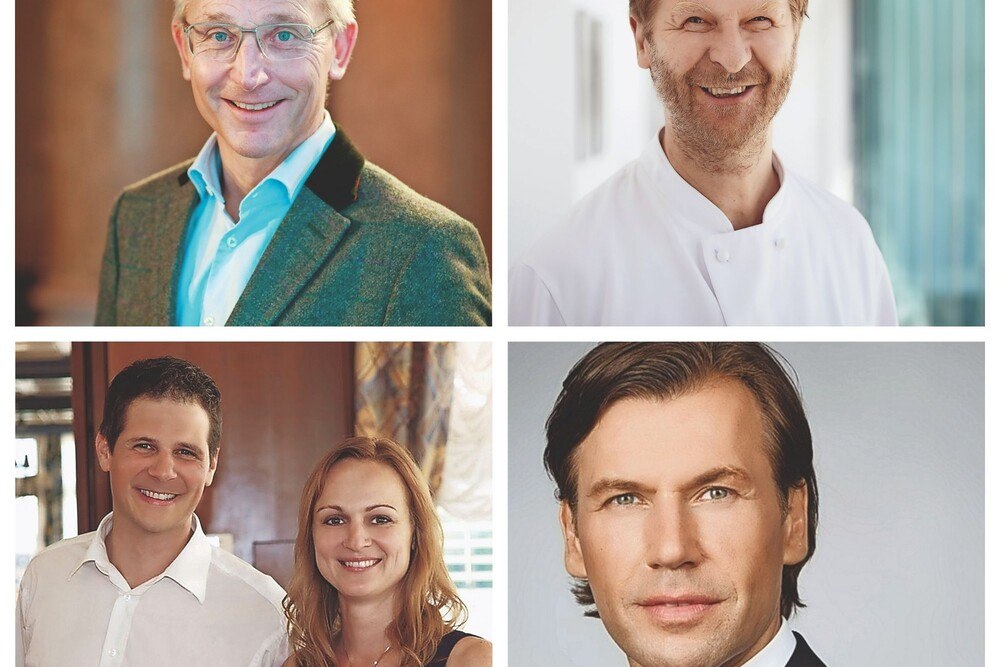© ÖGZ Kollage
Hubert Koller, Josef Neuherz, Yvonne und Markus Viertler-Schürz, Dieter Bischoff (von links oben nach rechts unten) Hubert Koller, Josef Neuherz, Yvonne und Markus Viertler-Schürz, Dieter Bischoff (von links oben nach rechts unten)