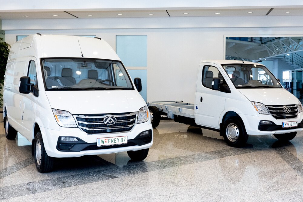 © Frey e-Motion
Neu im Frey e-Motion-Portfolio: der E-Lieferwagen Maxus EV80 von SAIC Motor Neu im Frey e-Motion-Portfolio: der E-Lieferwagen Maxus EV80 von SAIC Motor