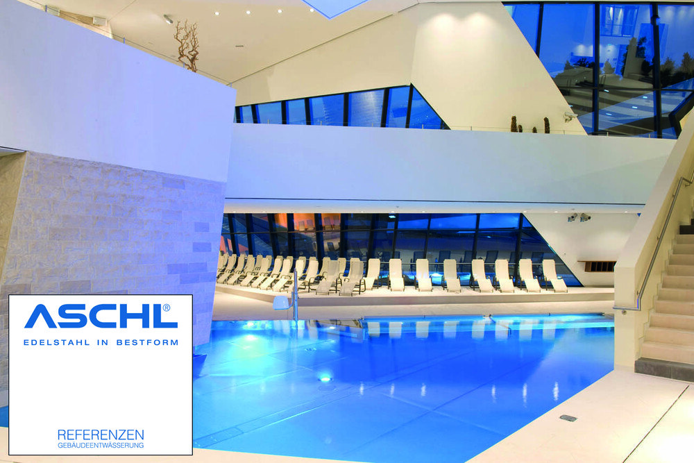 © Aschl Das neue Referenz-Kompendium von Aschl stellt architektonisch beeindruckende Bauprojekte, wie die futuristischen KärntenTherme in Villach, vor