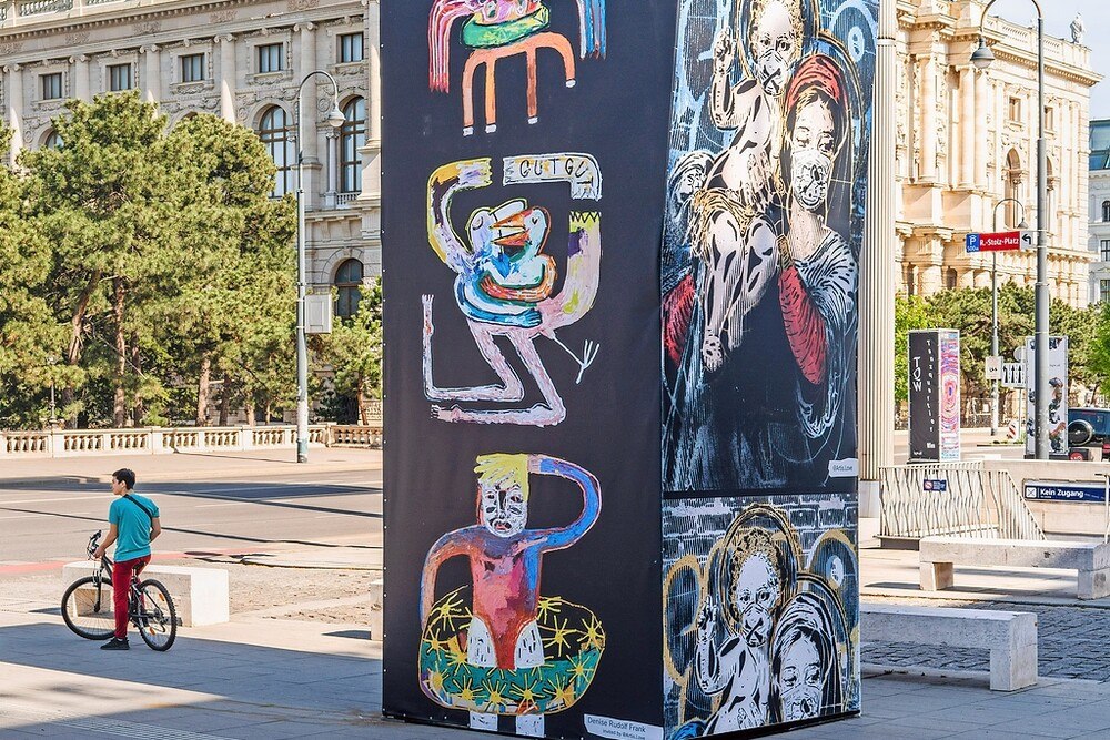 Street Art im Wiener Museumsquartier: Denise Rudolf Frank
© Artis.love Street Art im Wiener Museumsquartier: Denise Rudolf Frank
