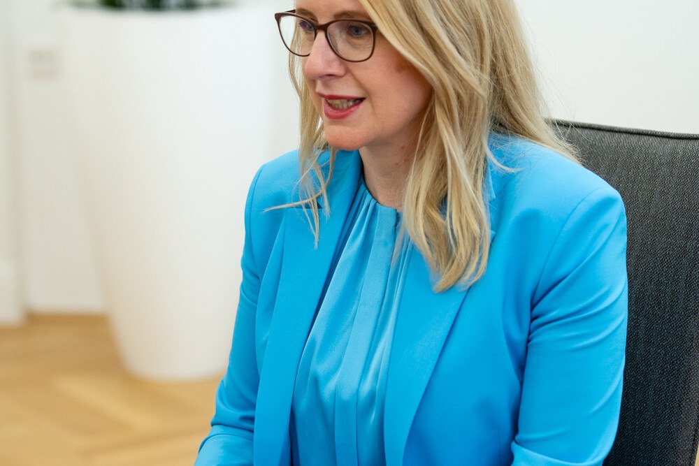 © BMDW
"Wachstum ist der beste Beitrag zur Budgetkonsolidierung", meint Bundesministerin Schramböck. "Wachstum ist der beste Beitrag zur Budgetkonsolidierung", meint Bundesministerin Schramböck.
