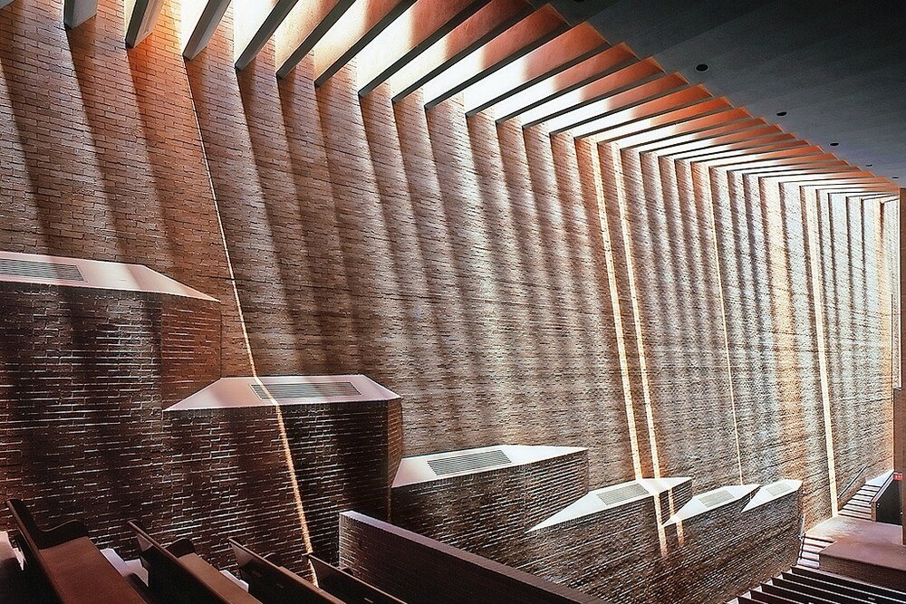 Daylight Award 2020 Lebenswerk für Henry Plummer: Tuskegee Kapelle, Tuskegee Universität in Alabama, USA von Paul Rudolph
© thedaylightaward Daylight Award 2020 Lebenswerk für Henry Plummer: Tuskegee Kapelle, Tuskegee Universität in Alabama, USA von Paul Rudolph