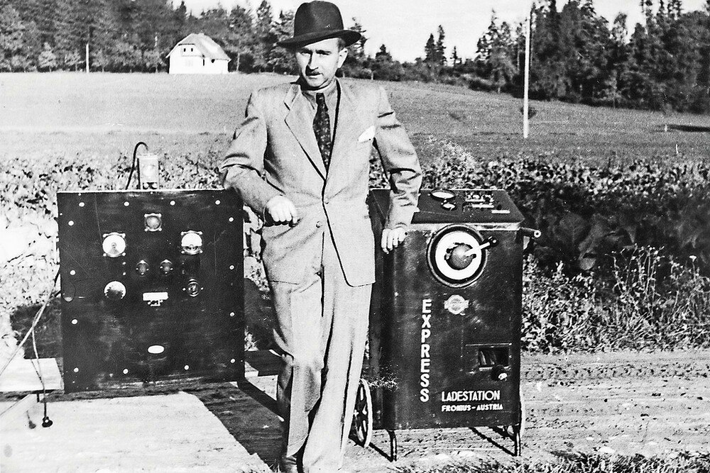 Günter Fronius legte 1945 den Grundstein für das Unternehmen.
© Fronius International GmbH Günter Fronius legte 1945 den Grundstein für das Unternehmen.