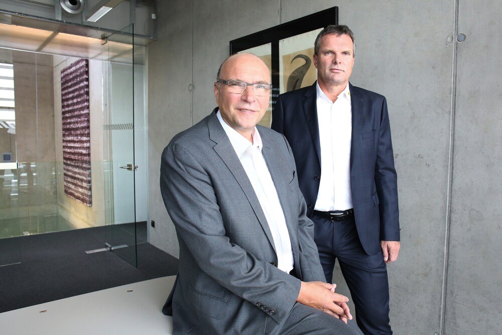 © Rubble Master
Gerald Hanisch und Günther Weissenberger blicken zuversichtlich in die Zukunft von Rubble Master. Gerald Hanisch und Günther Weissenberger blicken zuversichtlich in die Zukunft von Rubble Master.