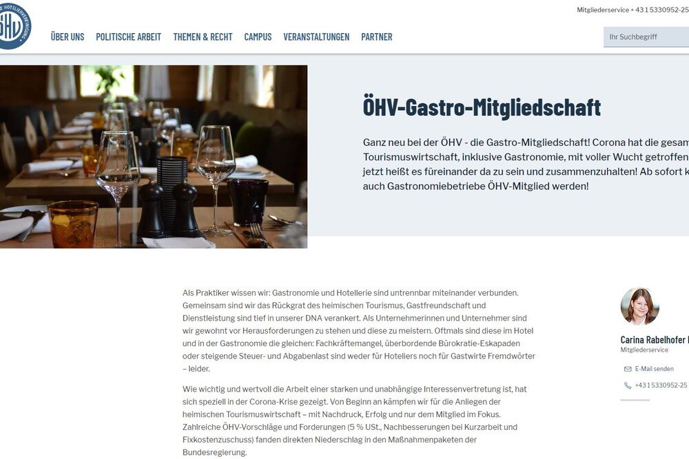 © ÖHV
Zum Einstieg gibt es die einmalige Beitrittsgebühr (Wert: 690 Euro) geschenkt, der erste Mitgliedsbeitrag wird erst 2021 fällig. Zum Einstieg gibt es die einmalige Beitrittsgebühr (Wert: 690 Euro) geschenkt, der erste Mitgliedsbeitrag wird erst 2021 fällig.