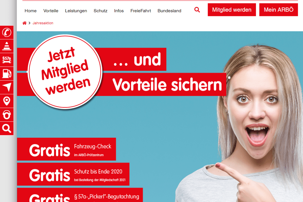 © ÄRBÖ
Stein des Anstoßes ist diese Werbeaktion des ARBÖ, in der Räderwechsel und §57a-Überprüfung de facto gleichgesetzt werden. Stein des Anstoßes ist diese Werbeaktion des ARBÖ, in der Räderwechsel und §57a-Überprüfung de facto gleichgesetzt werden.