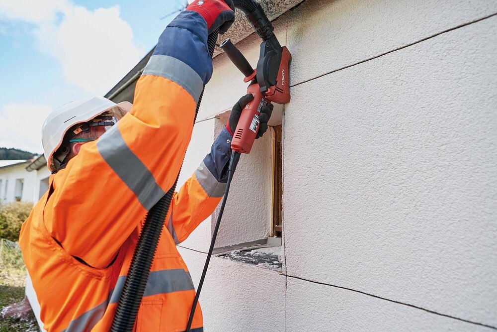 © Saint-Gobain Weber Terranova Weber.Therm circle: Hat das Wärmedämm-Verbundsystem seine Lebensdauer erreicht, entstehen aus den Bestandteilen wieder neue hochwertige Produkte.