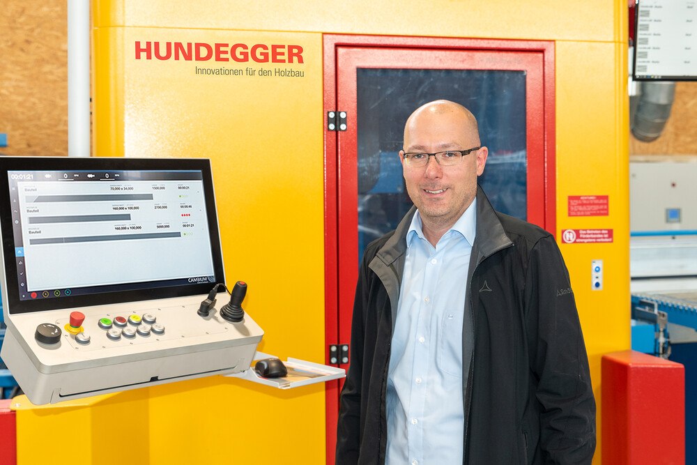 Manuel Stürminger ist seit 1. Oktober 2020 der neue Vorstand Technik der Hans Hundegger AG.
© Hans Hundegger AG Manuel Stürminger ist seit 1. Oktober 2020 der neue Vorstand Technik der Hans Hundegger AG.