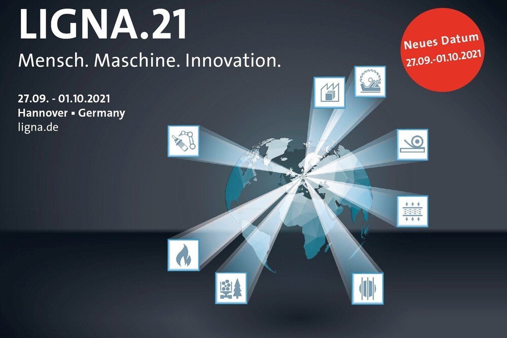© Deutsche Messe Coronabedingt findet die Ligna erst von 27. September bis 1. Oktober 2021 statt. Coronabedingt findet die Ligna erst von 27. September bis 1. Oktober 2021 statt.