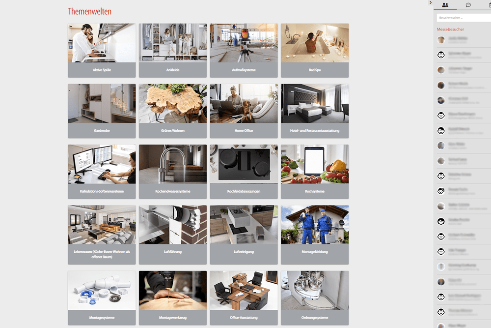 © trendfairs Themenwelten der Küchenwohntrends und Möbel Austria