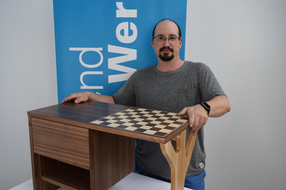 © Jugend am Werk Werkstück von Michael Zimmermann