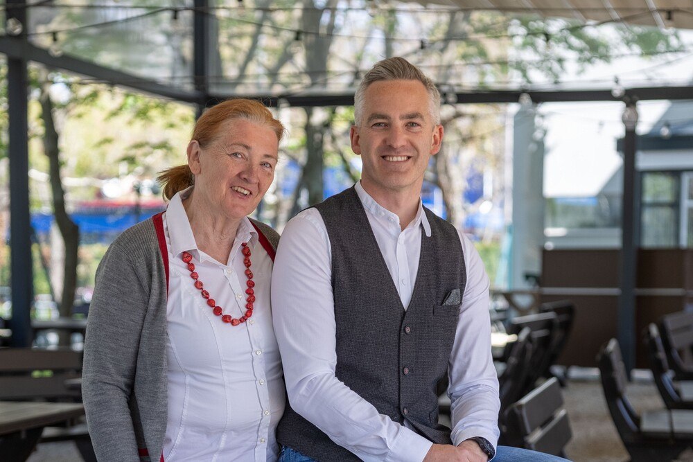 © Luftburg Paul und Elisabeth Kolarik in ihrer Luftburg im Wiener Prater