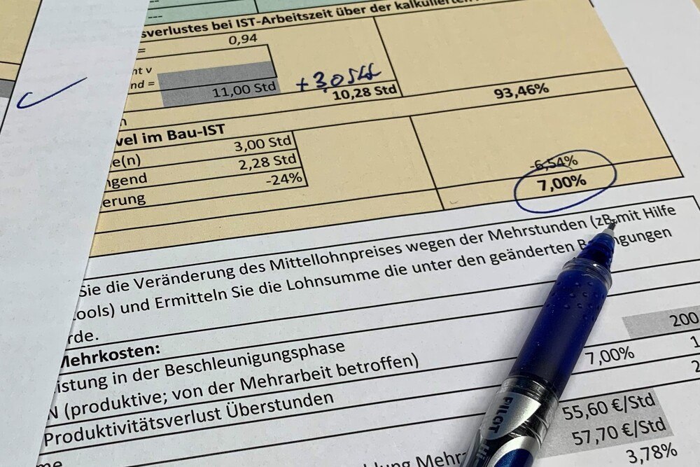 © Andreas Kropik Das neue Berechnungstool erleichtert die Ermittlung der Mehrkosten bei angeordneter Beschleunigung der Bauausführung.