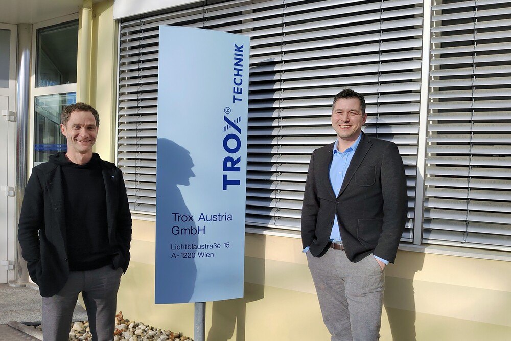 Christian Sommer und Wolfgang Hucek (von links)
© Trox Austria Christian Sommer und Wolfgang Hucek (von links)