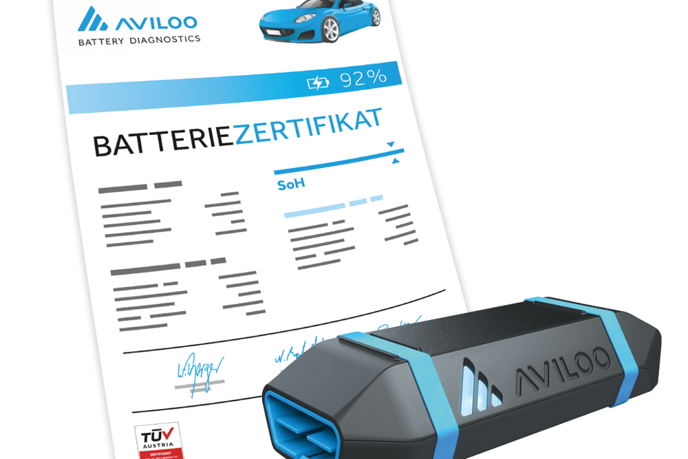 © Aviloo
Der Zustand der Batterie entscheidet über Reichweite und auch über den Wert von E-Autos. Wie es darum steht, zeigt der Test von Aviloo.
Test und Zertifikat von Aviloo