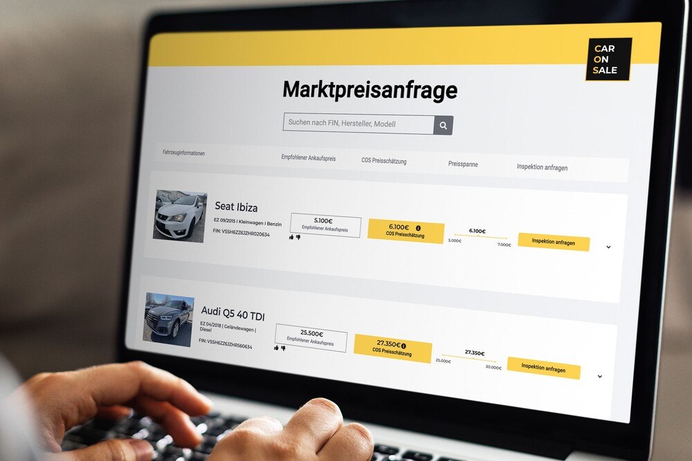 © CarOnSale
Marktwertbestimmung
Marktwertbestimmung
