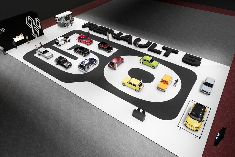 © Renault
Der Auftritt von Renault auf der diesjährigen Pariser Oldtimermesse Retromobile steht ganz im Zeichen des 50. Geburtstags des legendären Renault 5.
Der Auftritt von Renault auf der diesjährigen Pariser Oldtimermesse Retromobile steht ganz im Zeichen des 50. Geburtstags des legendären Renault 5.