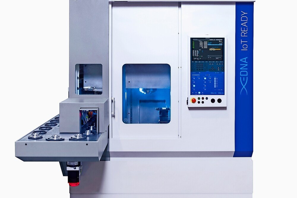 © Emag
VL-Drehmaschinen stehen mit ihrer integrierten Automation für höchste Performance und niedrige Stückkosten auf kleinstem Raum.
, restricted_html VL-Drehmaschine von Emag.