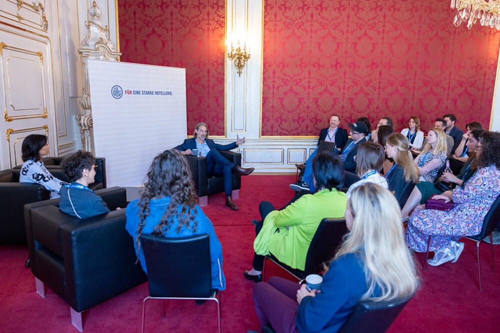 Arbeitswelten der Zukunft. Der Philosoph Richard David Precht diskutierte seine Thesen.
© wwwflorianlechnercom Arbeitswelten der Zukunft. Der Philosoph Richard David Precht diskutierte seine Thesen.